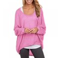 thumbnail image 1 of Hauts à Manches Longues Décontractés pour Femmes T-Shirt S-XXL, 1 of 2