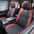 thumbnail image 1 of FH Group High Grade Leather Car Seat Covers Front Set Durable Faux Leather Rub Resistant, 1 of 4