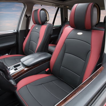 Ultra Comfort High Grade Leather Seat Covers For Car Truck SUV Van - Front Set