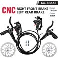 thumbnail image 3 of moobody Bicycle Hydraulic Disc Brakes Front Rear Calipers Set for MTB Mountain Bike Left Right Brake Lever Kit with 160mm Disc Rotor, 3 of 7