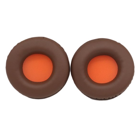 KAKOWELY Coussinets d'Oreille 1 Paire de Coussinets de Remplacement pour Skullcandy Hesh 1.0 pour Hesh 2.0 Écouteurs Housses de Coussinets (Marron) 3.35"X3.35"X0.79 Pouces