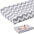 thumbnail image 1 of POINTERTECK Housse de Matelas à Langer Douce et Respirante en Coton, Drap de Table à Langer Détachable, Lavable et Réutilisable, Housse de Matelas à Langer pour Tout-Petit de 0 à 3 Ans, 1 of 11
