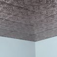 thumbnail image 5 of Fasade Traditional 2 Vinyl 2ft x 2ft Ceiling Panel Brushed Nickel 5 Pack, 5 of 5