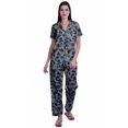 thumbnail image 1 of Moomaya Pyjamas Imprimés pour Femmes Ensembles de Détente Pj Coton Tenue de Nuit Décontractée, 1 of 6
