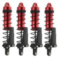 thumbnail image 2 of stanreset Aluminum Alloy 1/16 Front Rear Shock Absorber For SLASH Huan 727 Crawler 4pcs RC Car Accessories Replacement Parts Red, 2 of 6