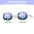 thumbnail image 3 of 6 Pcs Decoration Floating With Lights Plastic Flower Plastic Flower Artificial Traditional Indian Decor For Puja Home Party Decoration, 3 of 9