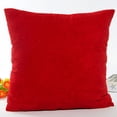 thumbnail image 2 of Bigersell Housse de Coussin 45cm x 45cm Forme Carrée Taies Décoratives Sans Inserts Doux Confort Mignon Oreillers de Lit Coussins Taies d'Oreiller Rouge, 2 of 2