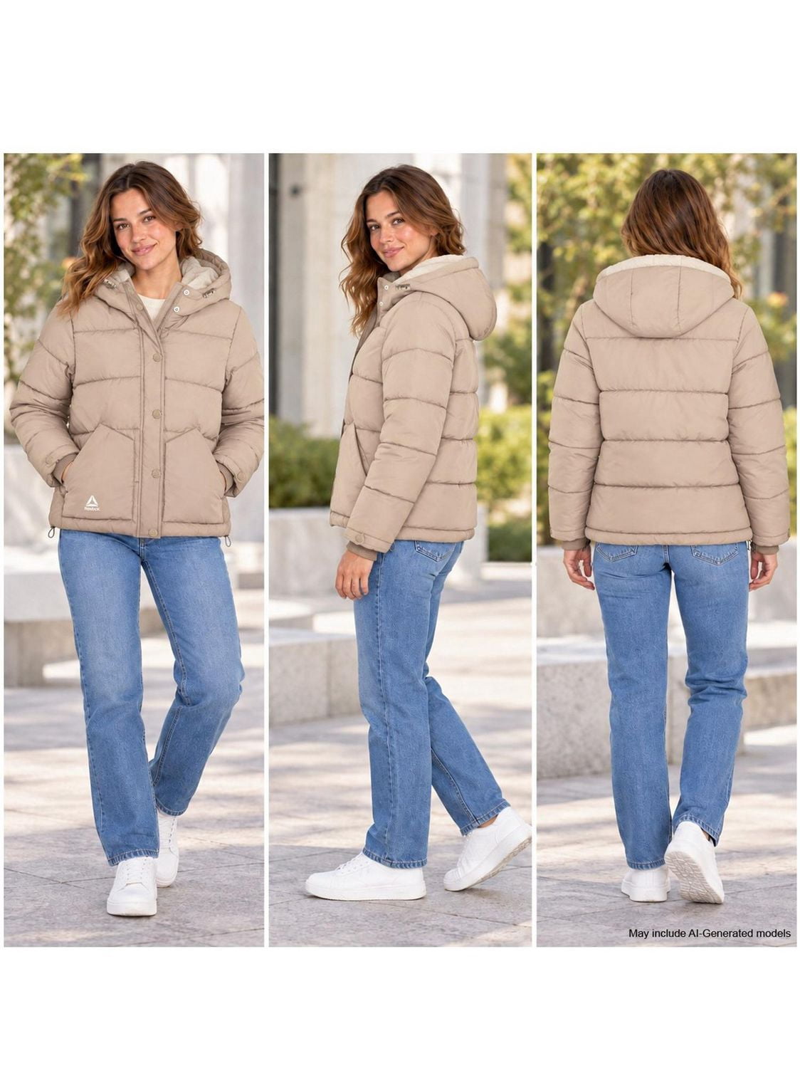Reebok Women's Puffer Jacket, Sizes XS-XXL