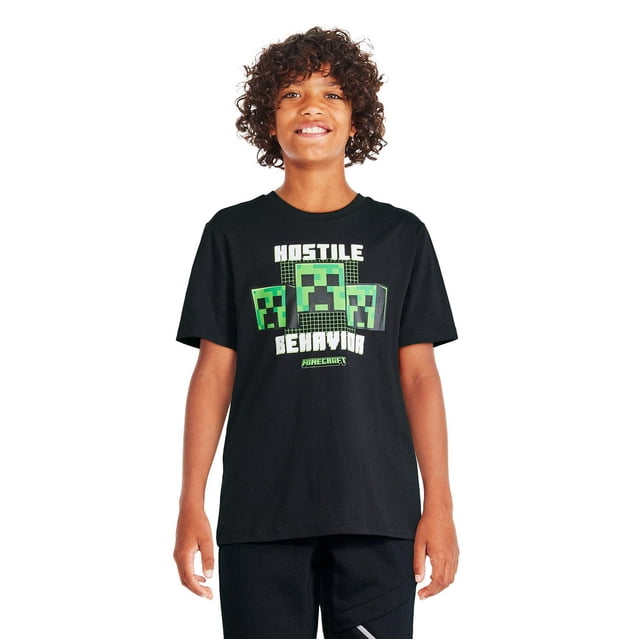Minecraft Boys' Short Sleeve Tee