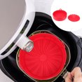 thumbnail image 4 of 1 Pce Friteuse à Air Chaud Silicone Ustensiles de Cuisson Multifonctionnels Plaque de Barbecue Rouge, 4 of 8