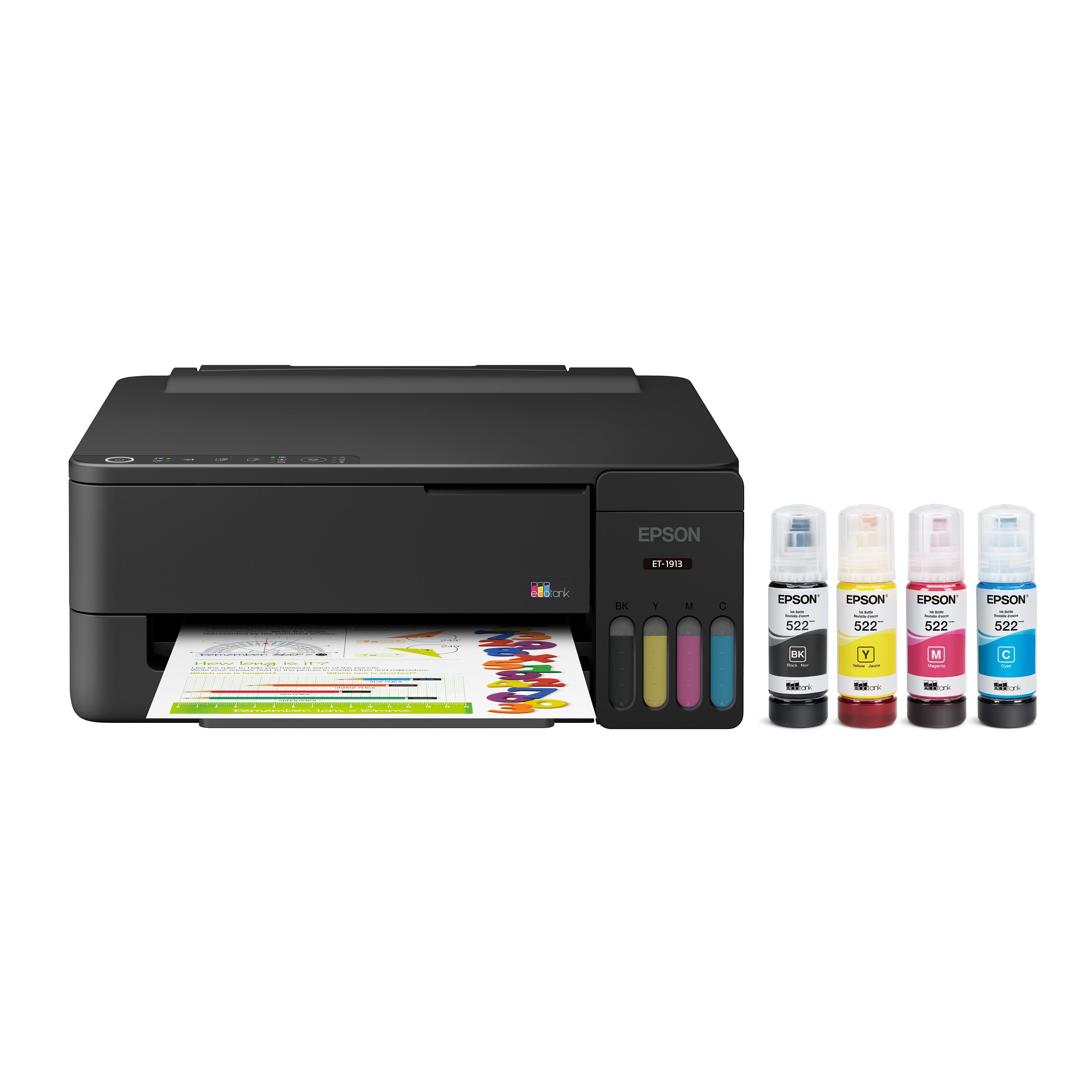 Epson EcoTank ET-1913 Wireless Color Supertank Printer - Black