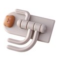 thumbnail image 2 of Self Adhesive Hook, Cute Adhesive Hook 180 Degrees Rotation  for Keys Chicken,,Bowknot ,Bear,Dog, 2 of 8