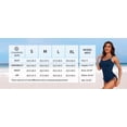 thumbnail image 2 of Womens Tummy Control One Piece Monokini Swimwear Side Tie Bath Suit Sexy Ribbed Swimsuit, 2 of 8