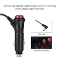 thumbnail image 3 of 12V Car Cigarette Lighter Charger Adapter Cable with Switch for Car Power Supply, 3 of 7
