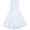 Blanc, variante sur Robe de Demoiselle d'Honneur pour Fille, Blanc Cassé, Ceinturée, Mariage, Fête, 8 Ans