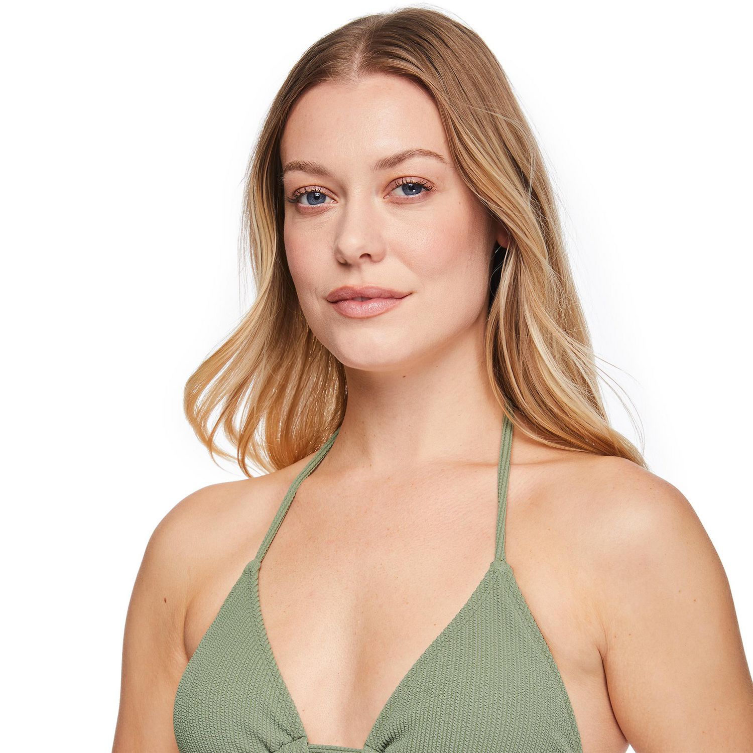 No Boundaries Women's String Bikini Top