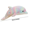 thumbnail image 3 of Drppepioner Jouet en Peluche Mignon Coloré Poupée Dolphin Poupée Dolphin Colorée Oreiller de Sommeil, 3 of 5