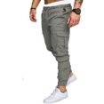 thumbnail image 1 of Mens Skinny Fit Straight Leg Trousers With Pockets, 1 of 2