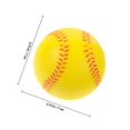 thumbnail image 4 of WASHWEPE 12Pcs Supple PU Baseballs Yellow Softballs for Safe and Effective Baseball Practice, 4 of 5