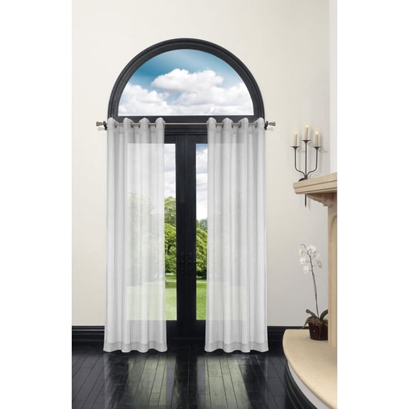 Safdie & Co. Curtain Bella Batiste 86L White