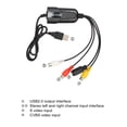 thumbnail image 3 of To USB Sound Video Adapter, VHS DV VCR Hi8 DVD To Digital USB Video Capture Card Device Support NTSC PAL 2.6ft Portable Multi Formats  for TV for OS X, 3 of 8