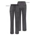 thumbnail image 3 of Adar Pro Sarraus pour Femmes - Pantalon de Sarrau Yoga à Jambe Étroite - P4100T - Étain - 3X, 3 of 7