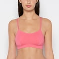 thumbnail image 1 of Cotton Scoop Bralette in Hot Pink, 1 of 5
