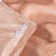 thumbnail image 2 of Bare Home Faux Fur Blanket - 60" x 80" - Ultra Soft Fleece - Oversized, Blush, 2 of 5
