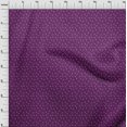 thumbnail image 4 of oneOone Silk Tabby Purple Fabric Cherry Craft Projects Decor Fabric Printed By The Yard 42 Inch Wide, 4 of 4