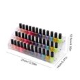 thumbnail image 3 of Maoww Polish Display Stand PS Plastic Polishes Bottles Desktop Storage Holder Space Saving Showing Shelf Multifunction Rack 3 Layer, 3 of 6