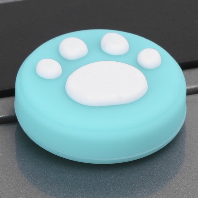 Switch Lite Thumb Grippers Paw Print Cat Paw Joystick Grips Silicone Cat Paw Thumb Grips Cover Joystick Rocker Silicone Universal For Switch Switch Lite