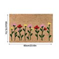 thumbnail image 3 of HHBEAUTY Summer Welcome Doormat Spring Summer Mats Welcome Floor Mats Polyester Door Rug Beach Flowers Sunshine Non Slip Floor Mat for Indoor Outdoor Home Decor, 3 of 7
