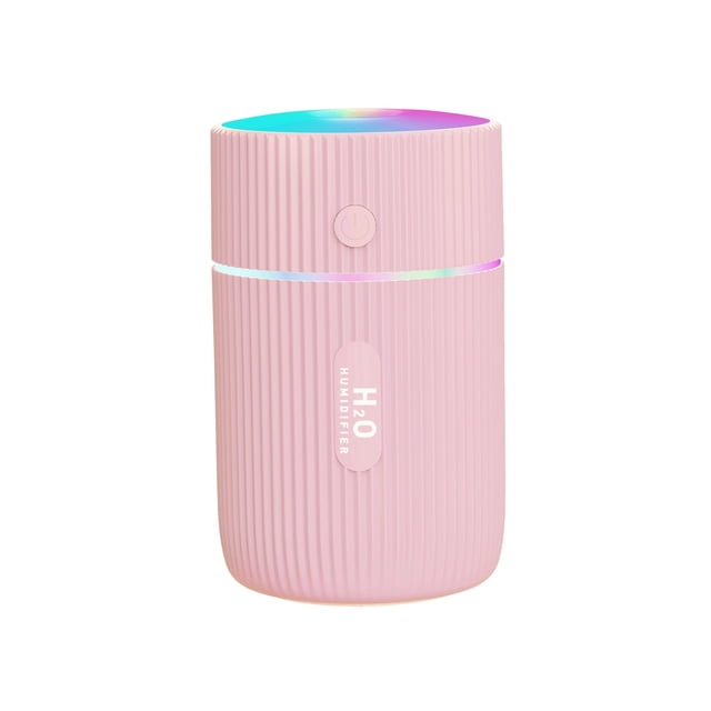 Boovnll Humidifiers for Bedroom, Portable Humidifier 220Ml Cool Mist Humidifier with Night Light, Humidifier, Humidifier Large Room, Cool Mist Humidifiers for Bedroom
