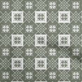 thumbnail image 1 of oneOone Cotton Poplin Twill Dusty Green Fabric Geometric Craft Projects Decor Fabric Printed By The Yard 56 Inch Wide, 1 of 4