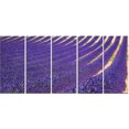 thumbnail image 2 of Lavender Blooming Fields as Texture - Oversized Landscape Wall Art Print, 2 of 3