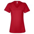 thumbnail image 1 of Bella + Canvas Ladies' Relaxed Jersey V-Neck T-Shirt, 1 of 1