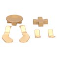 thumbnail image 3 of Metal D Pads Paddles, Replacement Parts 4pcs Trigger Paddles And 2 Interchangeable D Pads Excellent Touch Stainless Steel Original  For  Elite Series 2, 3 of 8