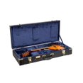 thumbnail image 1 of Crossrock Rectangular Wooden Case fits A-style Mandolins with Accessory Compartment Stainless Steel Latches Metal Feet-Black (CRW620MABK-R), 1 of 5