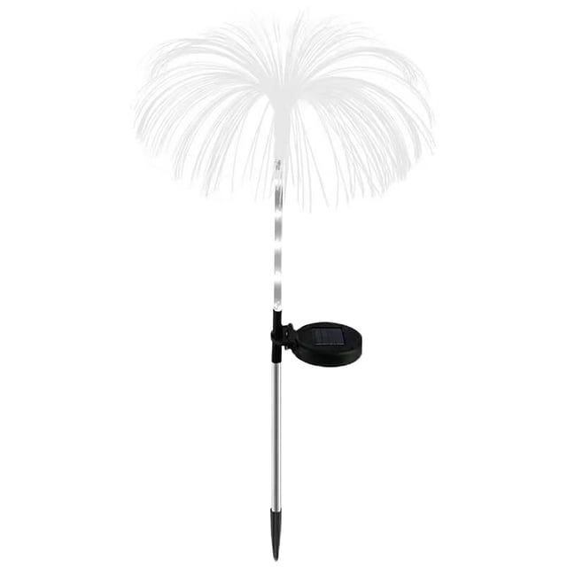 Yhmxh Garden Decor Solar Jellyfish Lamp LED Optical Fiber Lamp Simulation Outdoor Courtyard Lamp Decorative Lamp Floor Plug Lamp Garden Decor for Outside Gardening Tools