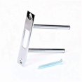 thumbnail image 4 of Deadbolt Strike Plate Reinforcer Kit - Prevent Kick-ins and Home Invasion - Two Post Strike Plate - TUFF STRIKE - Satin Nickel, 4 of 4