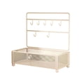 thumbnail image 1 of Kyursd Summer Home/Kitchen Organizers and Storage Special Offer！Jewelry Rack Organizer Desktop Trinket Display Rack Desktop Shelf Hangable Shelf Iron Shelf, 1 of 6