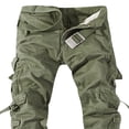 thumbnail image 3 of CEHVOM Men's Loose Multi-Pocket Washed Overalls Outdoor Casual Pants Trousers, 3 of 3