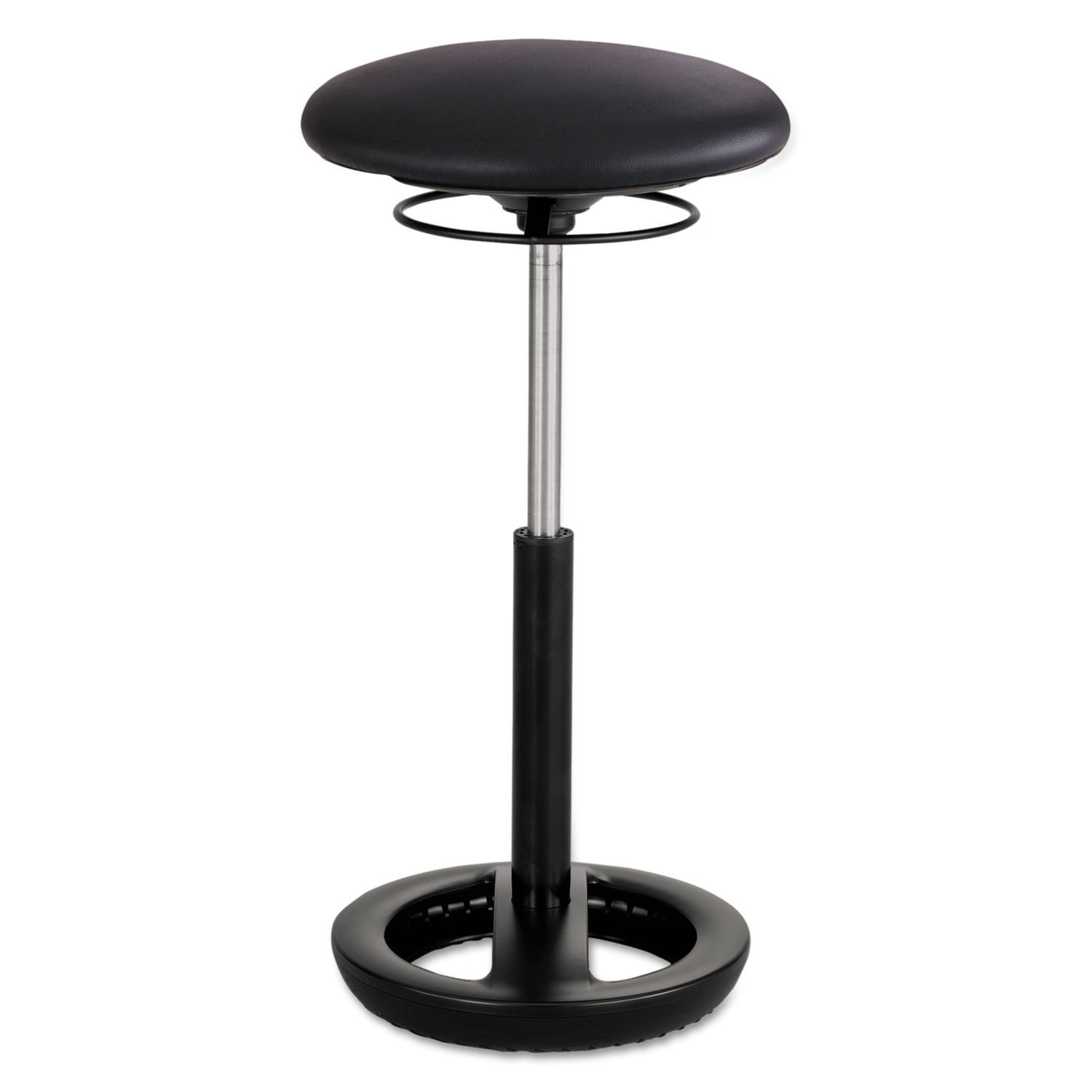 Safco Twixt Active Chaise de Dessin Sans Dossier de 32 Pouces en Noir