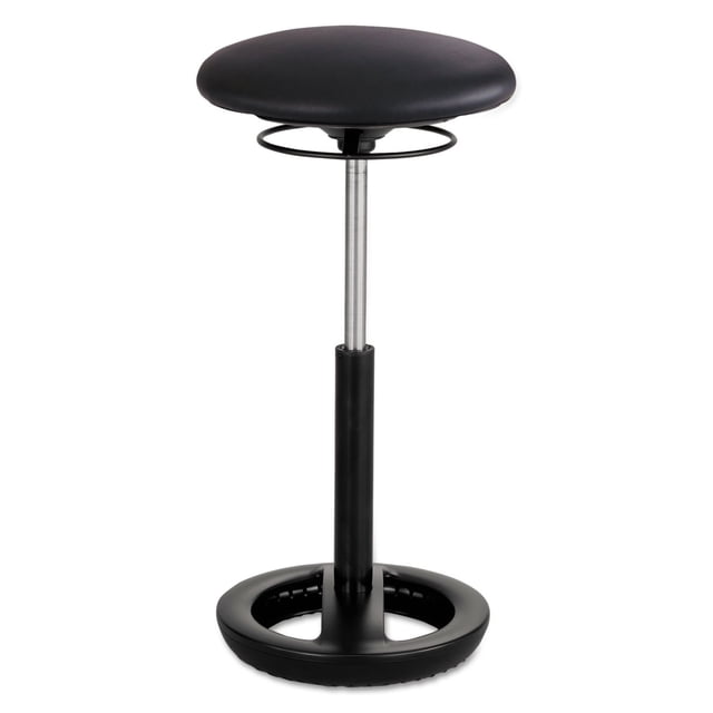 Safco Twixt Active Chaise de Dessin Sans Dossier de 32 Pouces en Noir
