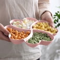 thumbnail image 2 of Yhmxh Heart Shaped Dried Fruit Tray Wheats Straw Living Room Fruit Tray Partitioned Candy Tray Home Holiday Snack Box Kitchen Utensils Set Kitchen Essentials Home and Kitchen Kitchen Tools, 2 of 6