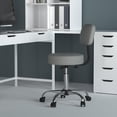 thumbnail image 2 of Boss Office Products Vinyl Mid-Back Medical Stool in Gray, 2 of 10