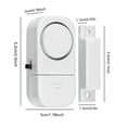 thumbnail image 3 of EIGTHTAIL Wireless Home Security Door Window Entry Burglar Alarm System Magnetic Sensor Modern Home Decor, 3 of 6