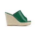 thumbnail image 3 of BLISSFUL STEP Women's Slip-On Platform Wedge Heel Wedge Sandals Green 5.5, 3 of 7