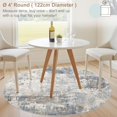 thumbnail image 2 of x Area Rug Living Room Rugs Washable Neutral Modern Abstract Soft Thin Large Rug Indoor Floor No Slip Rug Carpet for Bedroom Under Dining Table Home Office Decor Grey, 2 of 6