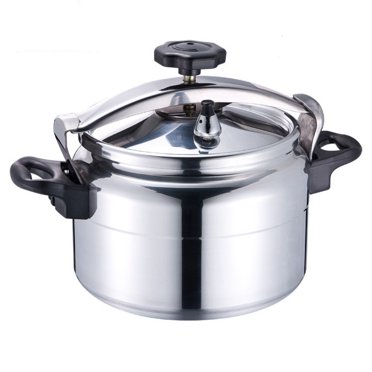 Aluminum Pressure Cooker, 5.3QT Fast Cooker Pot for Canning, Explosion-Proof Stovetop Pot with Safety Regulator for Home Cooking